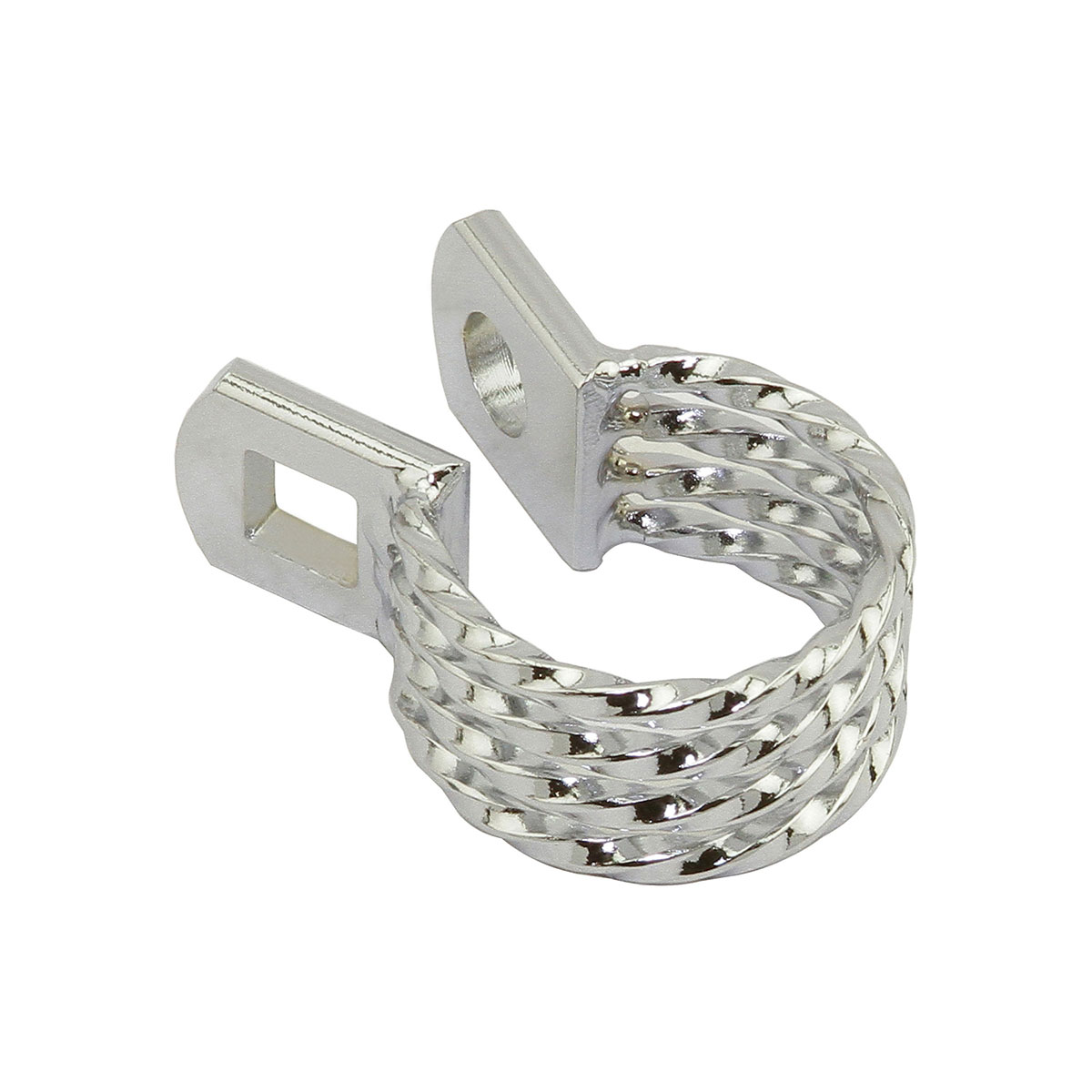 Lowrider Twisted Seatpost Clamp Outer Diameter 28.6mm 605 Chrome.